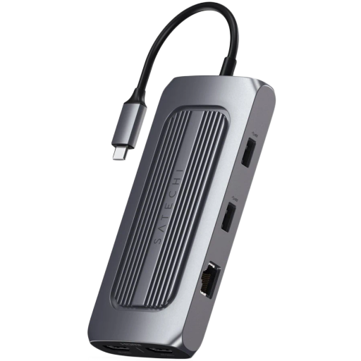 SATECHI  Многопортовый адаптер  Space Gray
