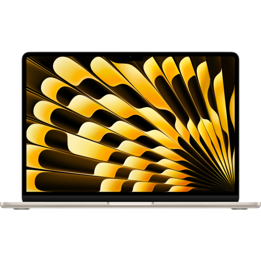 MacBook Air 13.6"  Apple M3 (8C CPU/10C GPU), 16 ԳԲ, 512 ԳԲ, Starlight