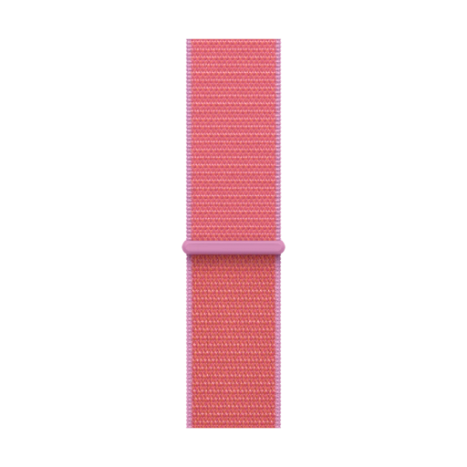 Apple 46mm Sport Loop Band Extension for Apple Watch 44/45/46/49 mm, Bright Guava