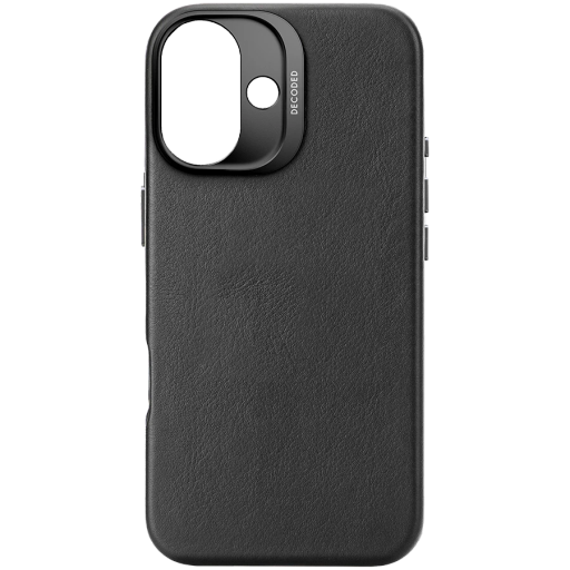 Husă DECODED cu MagSafe pentru iPhone 16, Black