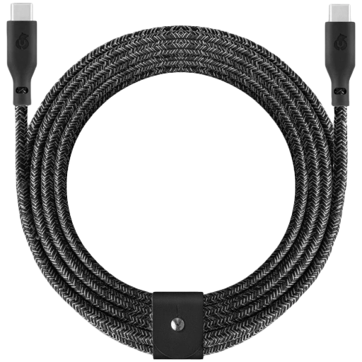 UBEAR Кабель USB-C, Чёрный, 2.4м