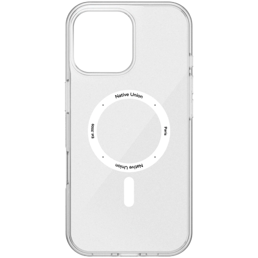 NATIVE UNION Case (RE)CLEAR თან MagSafe Transparent for iPhone 16 Pro Max