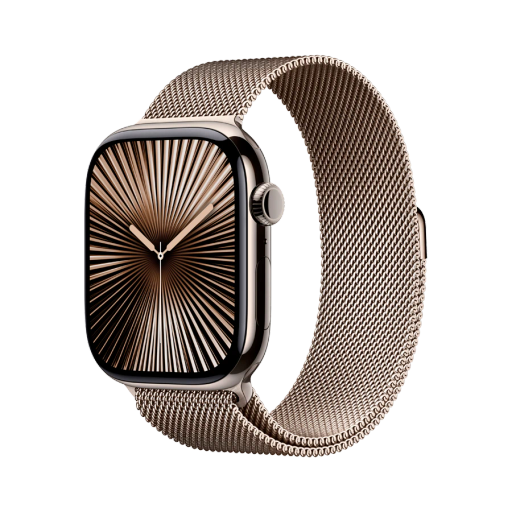 Apple Watch Series 10 GPS + Cellular Natural Milanese Loop, 42мм, Natural