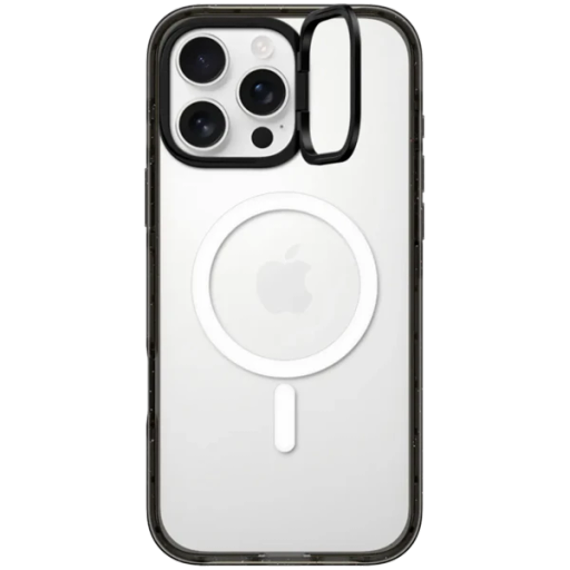 Protective Case CASETIFY IMPACT RING STAND CASE WITH MAGSAFE with MagSafe Black for iPhone 16 Pro