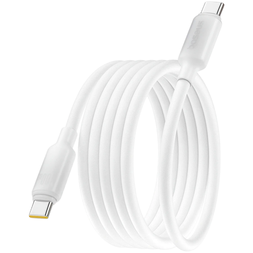 BASEUS USB-C Cable , Moon White, 1m