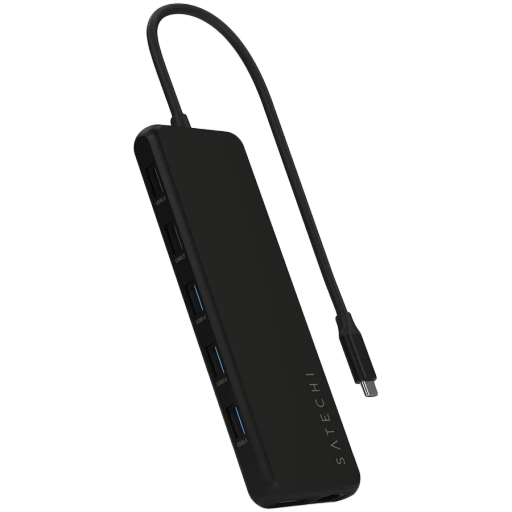 SATECHI 13-in-1 USB-C Triple Display Multiport Adapter Black