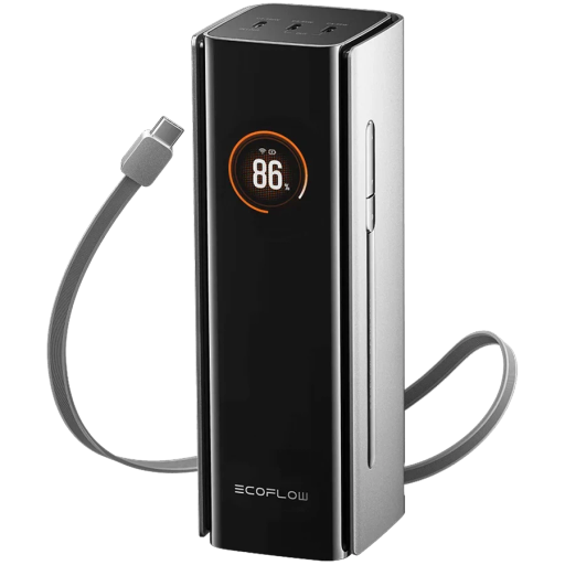 Baterie externă ECOFLOW, 20000 mAh, Black