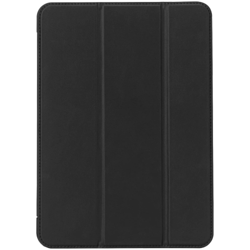 Husă DECODED Smart Folio din silicon texturat pentru iPad Pro 11 (M4/M5), Charcoal Black
