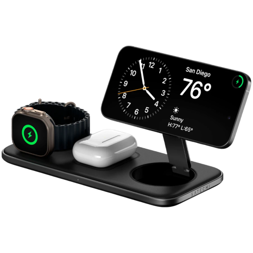 SATECHI Wireless Charger, 15 Վտ, Սև