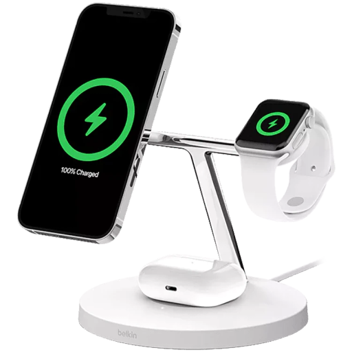 Беспроводное зарядное устройство BELKIN BoostCharge Pro, 15 Вт, Белый