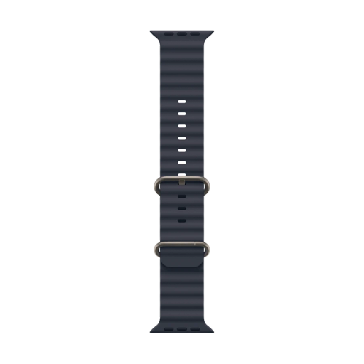 Apple 49mm Ocean Band - Natural Titanium Finish Band Ocean Band - Natural Titanium Finish Navy for Apple Watch 44 mmApple Watch 45 mmApple Watch 46 mmApple Watch 49 mm 44/45/46/49 mm