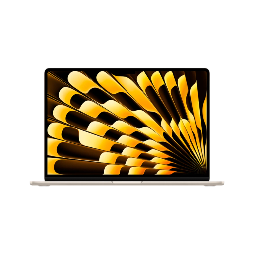 Apple MacBook Air 15.3"  Apple M3 (8C CPU/10C GPU), 24 GB, 512 GB, Starlight