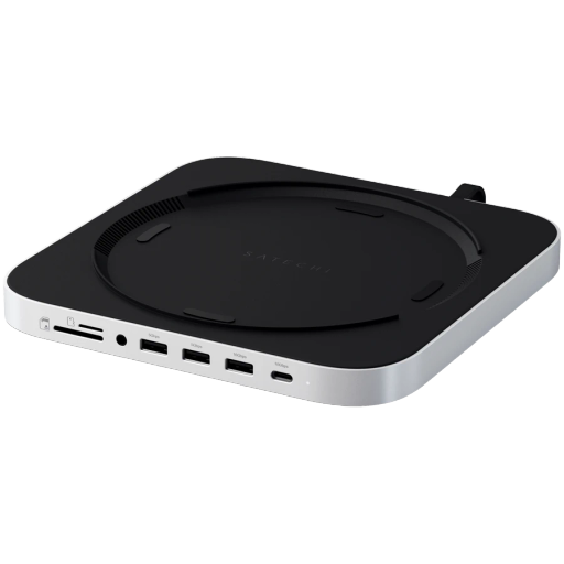 Подставка-док-станция  Satechi Mini Stand & Hub with NVMe SSD Enclosure Silver (ST-GMMSHS)