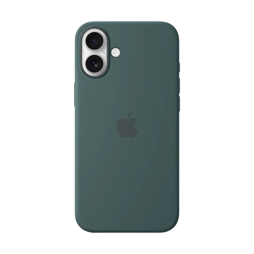 Apple силиконовый чехол с MagSafe Озеро Зеленый для iPhone 16 Plus