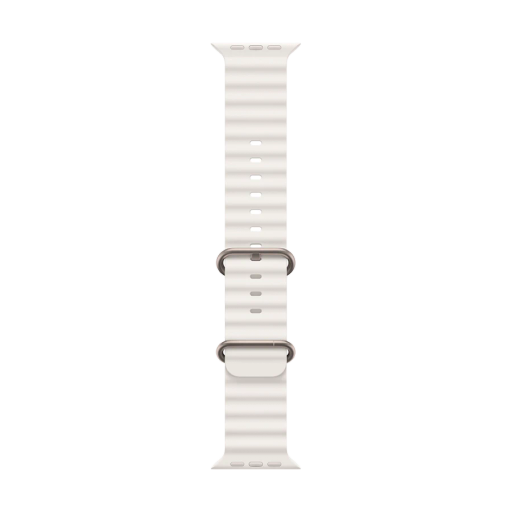 Apple 49mm Ocean Band Band for Apple Watch 44/45/49 mm, White