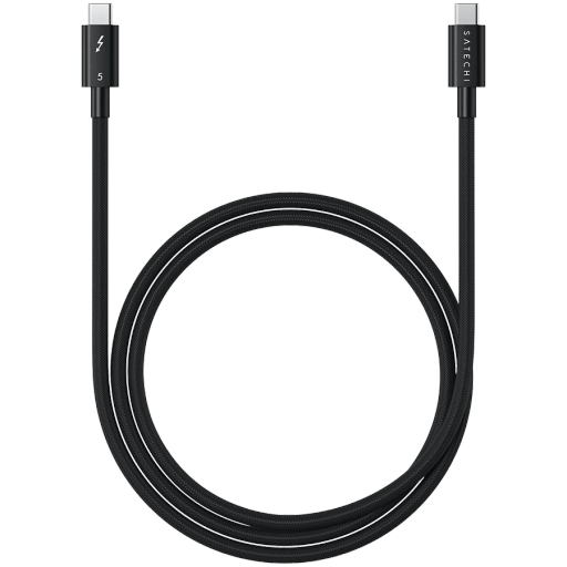 SATECHI Thunderbolt 5 Cable, Black, 1m