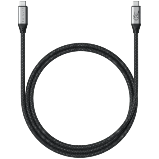 SATECHI USB-C Cable, Black, 1.2m