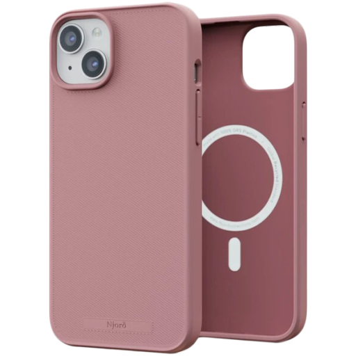 Чехол NJORD с MagSafe для iPhone 15 Plus, Pink Blush