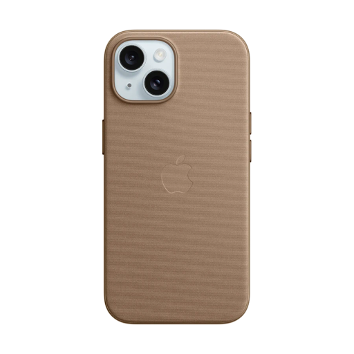 Apple Case FineWoven Case with MagSafe Taupe for iPhone 15