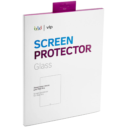 VLP Защитное стекло  для iPad Pro 12.9Protective glass "vlp", oleophobic