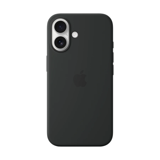 Apple силиконовый чехол с MagSafe Чёрный для iPhone 16