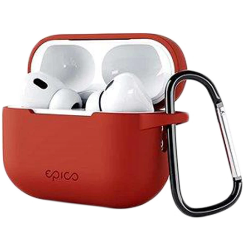 Чехол EPICO из силикона для AirPods (Gen. 4), Красный