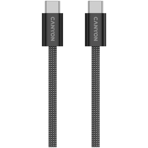 CANYON USB-C Kabel, Qara, 1metr
