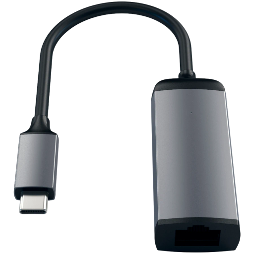 SATECHI Адаптер USB-C на гигабитный Ethernet ST-TCEN, Space Gray
