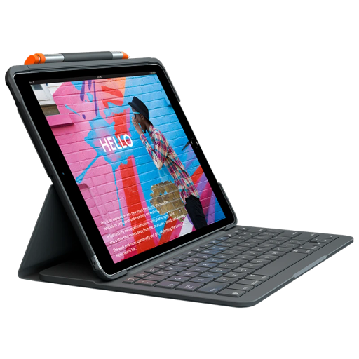 LOGITECH Пернетақта корпусы Slim Folio  Графит for iPad (7-ші ұрпақ)