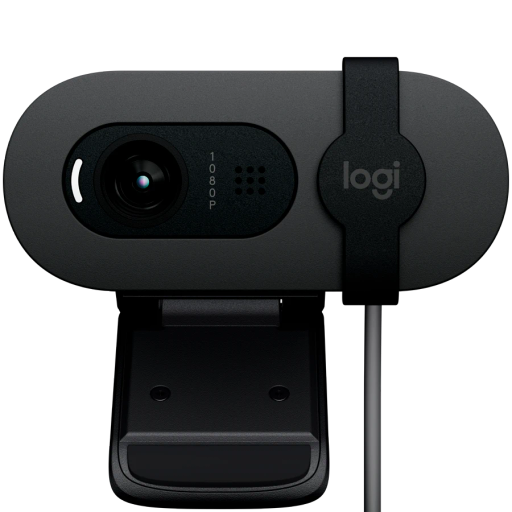 Веб-камера LOGITECH Brio 100 Full HD Webcam - GRAPHITE - USB - EMEA28-935 (L960-001585)
