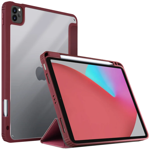 UNIQ Folio Case Moven  Maroon Red for iPad mini (6th generation)