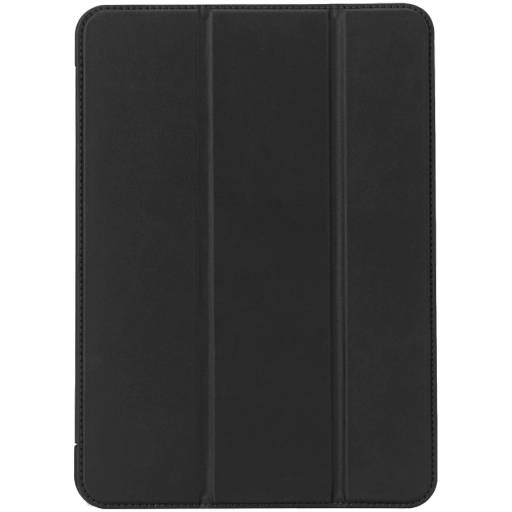 Husă DECODED Smart Folio din silicon texturat pentru iPad Air 13 (M2/M3), Charcoal Black