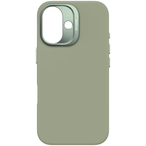 Чехол DECODED из силикона с MagSafe для iPhone 16, Jade Green