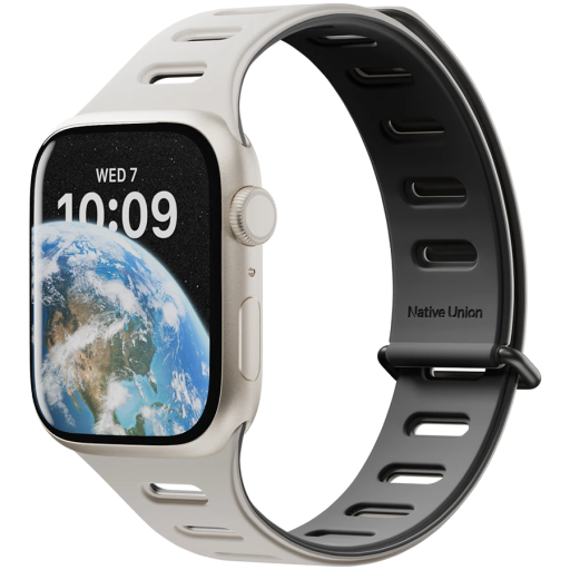 NATIVE UNION Active Watch Band 38/40/41mm Band Extension Active Watch Band Black/Sandstone for Apple Watch 38/40/41 mm