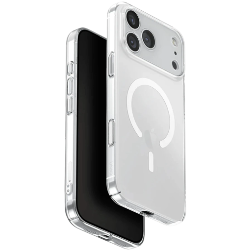 UNIQ Case AirSuit with MagSafe Glossy Clear/White for iPhone 17 Pro Max