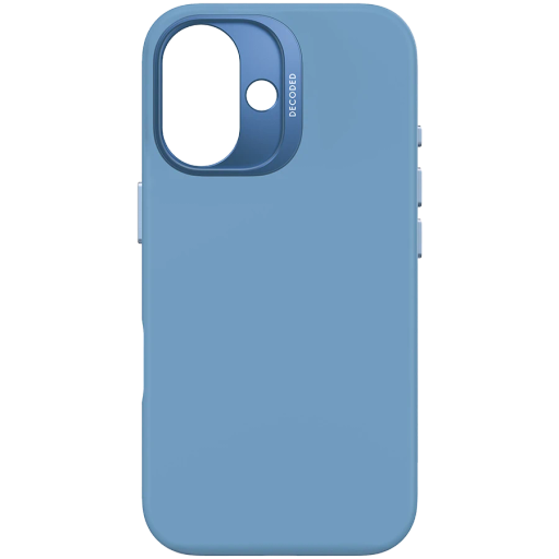Чехол DECODED из силикона с MagSafe для iPhone 16 Plus, Air Blue