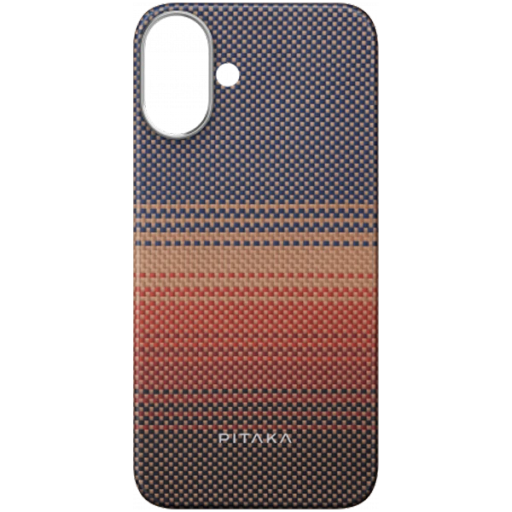 Чехол PITAKA Tactile Woven с MagSafe Закат для iPhone 16 Plus, Закат