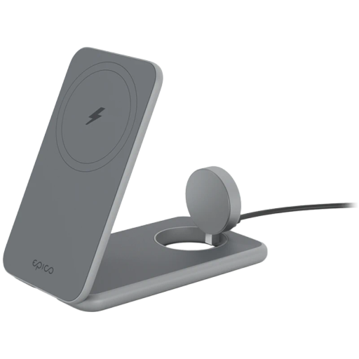 Încărcător wireless EPICO, 25 W, Space Gray