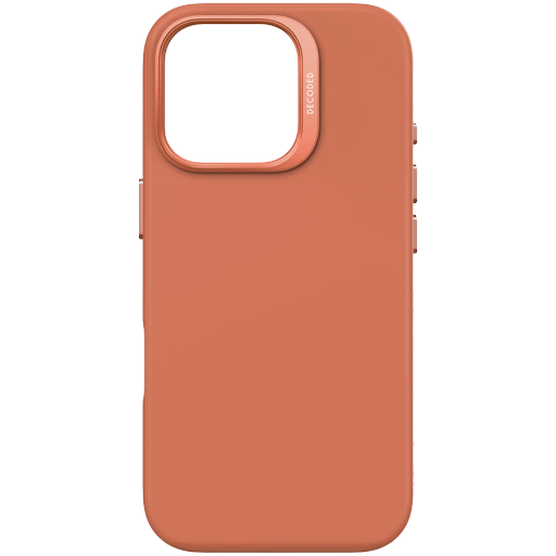 Husă DECODED din silicon cu MagSafe pentru iPhone 16 Pro, Sandstone