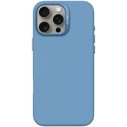 Чехол DECODED из силикона с MagSafe Air для iPhone 16 Pro Max, Blue