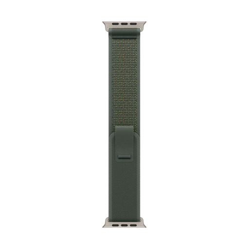 Kəmər APPLE 49mm Trail Loop - Natural Titanium Finish Trail Loop - Natural Titanium Finish Yaşıl for Apple Watch 44/45/46/49 mm