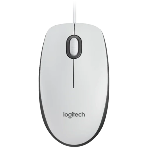 Мышь LOGITECH M100 USB White (L910-006764)