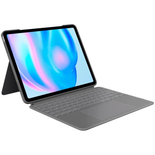 Чохол-клавіатура LOGITECH Combo Touch iPad Air 11-inch (M2)-OXFORD GREY-US-INTNL-IPAD AIR 11 M2/3, IPAD AIR 5