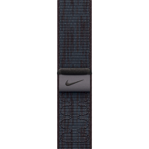Apple 46мм Nike Sport Loop Удлинитель ремешка Nike Sport Loop Чёрный/Синий для Apple Watch 44/46 mm