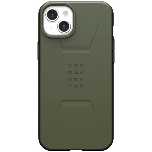 Чехол UAG Civilian с MagSafe для iPhone 15 Plus, Olive