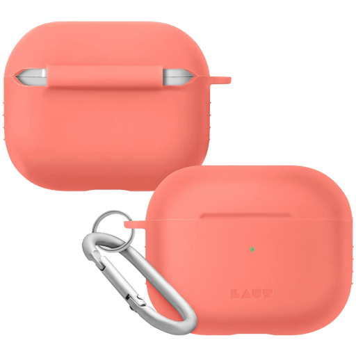 Чехол LAUT POD  Коралловый для AirPods (Gen3)