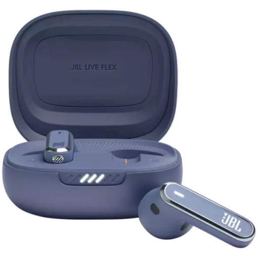 JBL Live Flex {Тамақ} Құлаққаптар, Көк