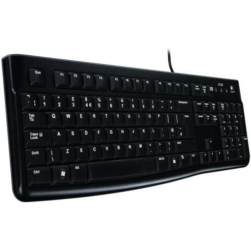 Клавіатура дротова LOGITECH K120 USB UKR OEM (920-002643)