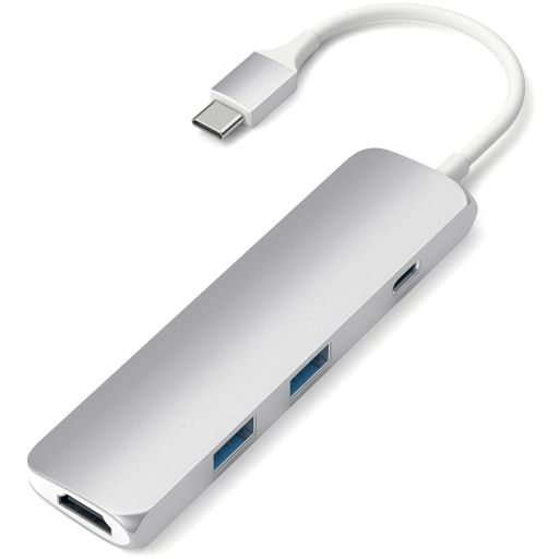 SATECHI  ST-CMA  Multiport Adapter  Silver