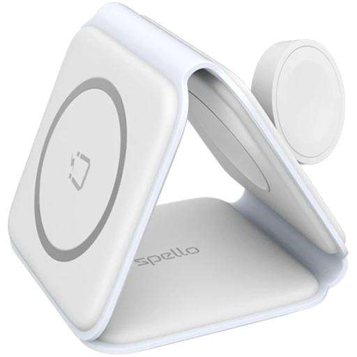 SPELLO Wireless Charger, 20.5 W, White